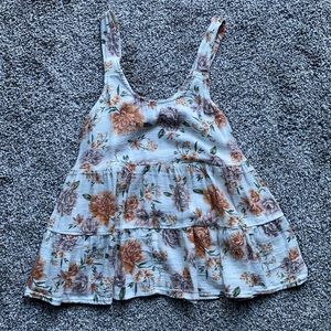 American eagle outfitters babydoll floral top